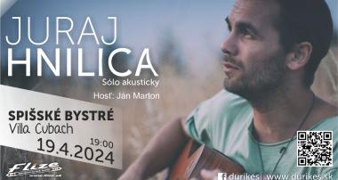 plagát "Juraj Hnilica - akusticky"