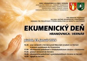Plagát na Ekumenický deň 2026